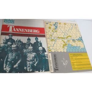 Vtg Strategy Tactics Magazine Game Tannenberg Map Complete Unpunched